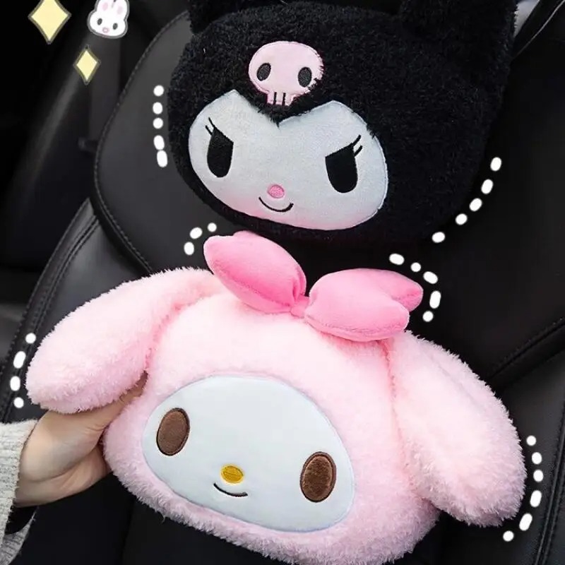 Kawaii Tech Accessories - Sanrio Bantal Leher Sandaran Kepala Mobil
