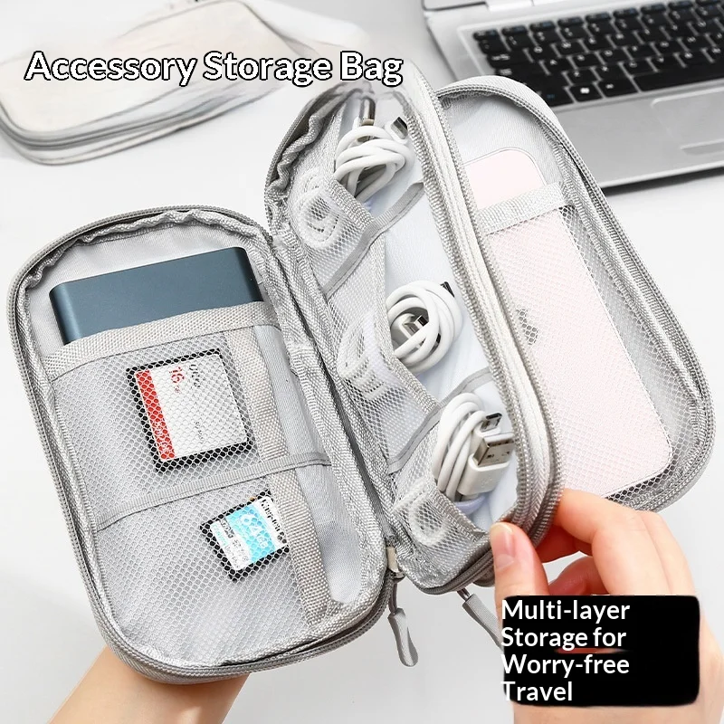 Tas Organizer Kabel Perjalanan - Tech Accessories Case ulasan dan harga