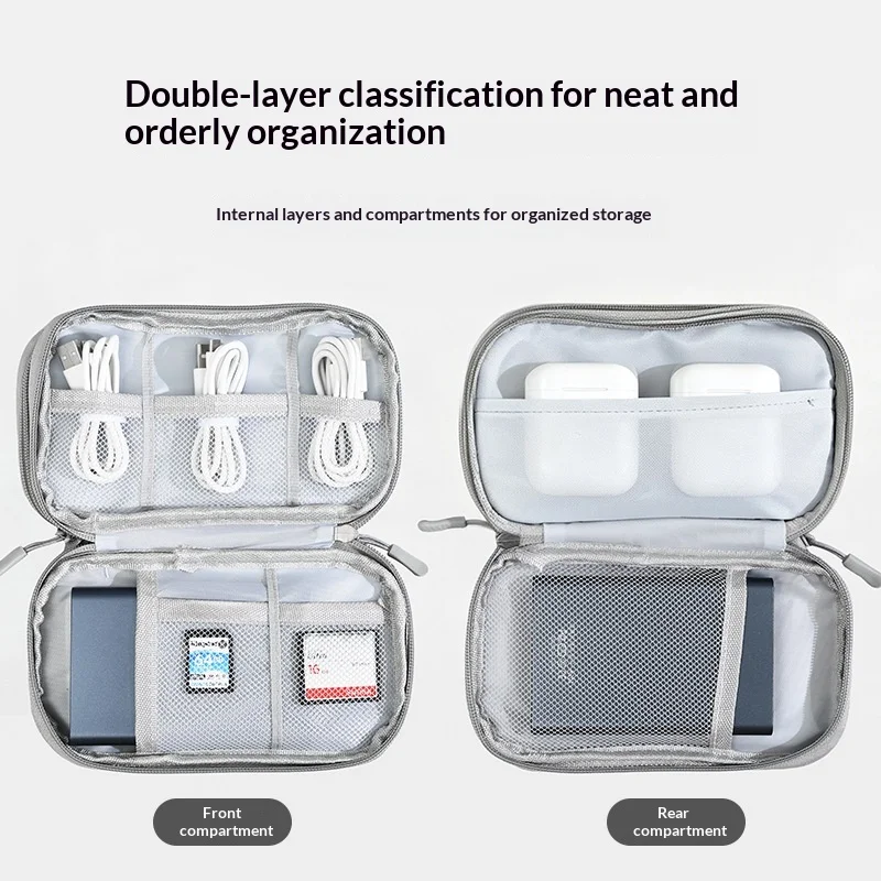 Tas Organizer Kabel Perjalanan - Tech Accessories Case ulasan dan harga