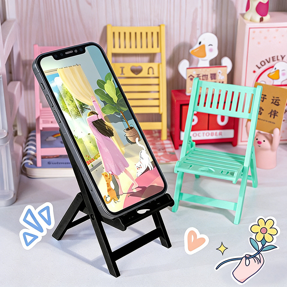 Kursi Lipat Mini Penyangga Pon - Kawaii Tech Accessories ulasan dan harga