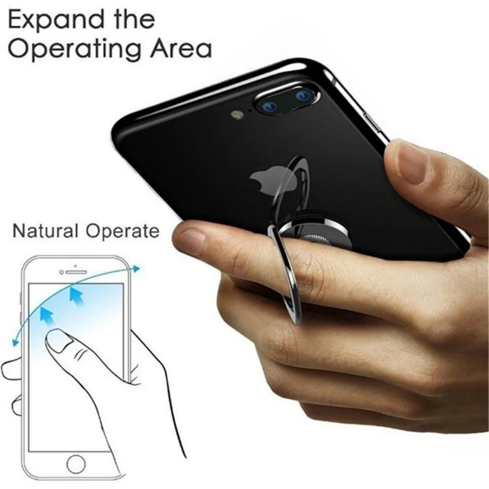 Penyangga Ponsel Cincin Jari U - Mobile Tech Accessories ulasan dan harga